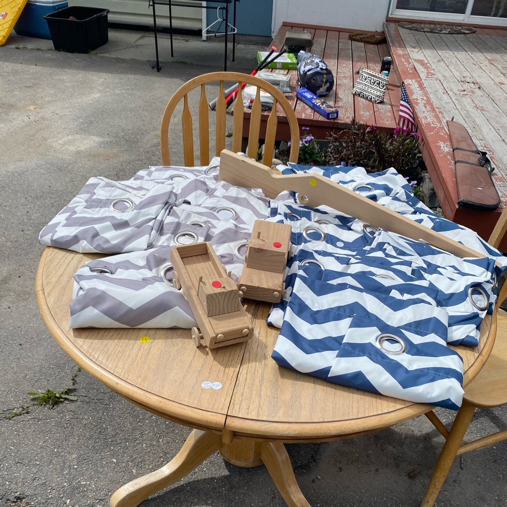 Gray Grommet curtains